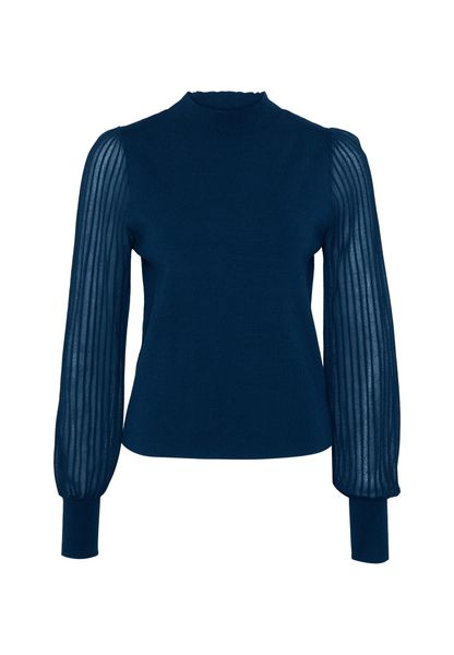 Zero Strickpullover Damen Strickpullover mit transparenten günstig online kaufen