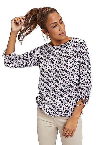 Cartoon Schlupfbluse Cartoon Casual-Bluse mit Muster günstig online kaufen