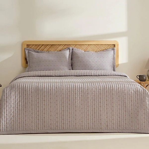 Karaca Tagesdecke Margot Bettüberwurf Set Grau günstig online kaufen