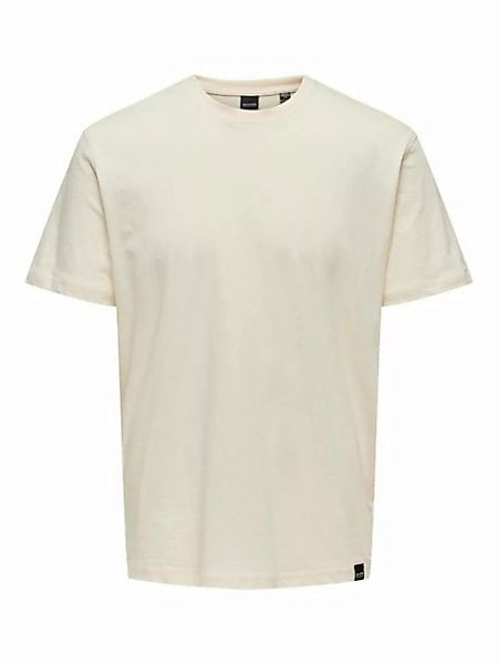 ONLY & SONS T-Shirt ONSMAX LIFE REG SS STITCH TEE NOOS günstig online kaufen