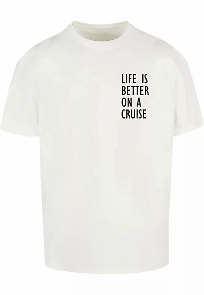 Merchcode T-Shirt "Merchcode Herren Life Is Better Heavy Oversized Tee" günstig online kaufen