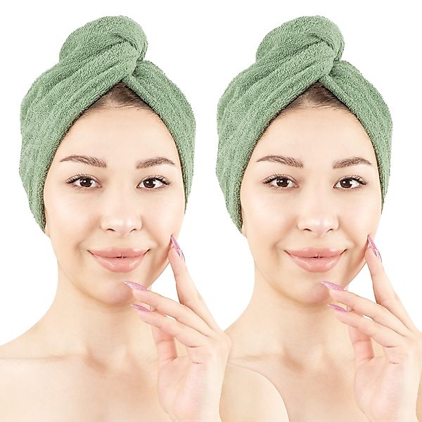 HAMMETEX Turban-Handtuch 2er Set Haarturban Damen, günstig online kaufen