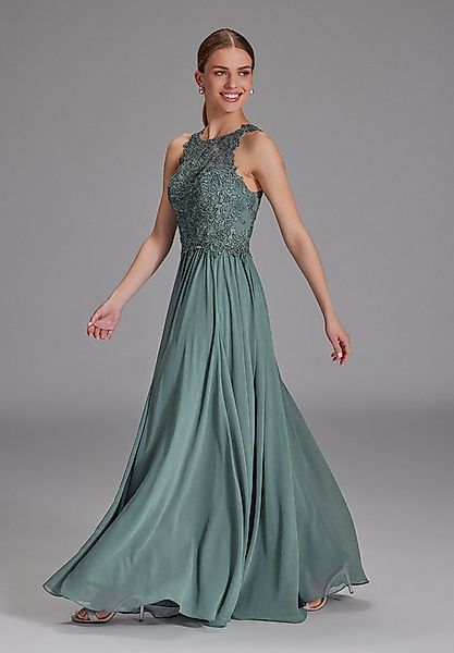 Hey Kyla Abendkleid - Hochgeschlossenes Kleid mit Spitzenstickerei Taillier günstig online kaufen