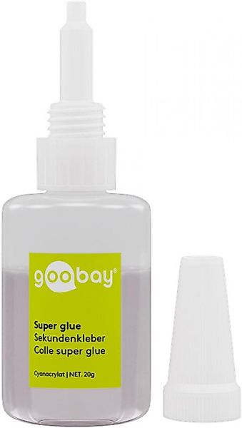 Goobay Klebeband Sekundenkleber - 20g Flasche günstig online kaufen