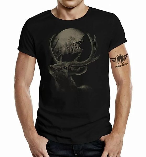 LOBO NEGRO® T-Shirt als Geschenk für den aktiven Jäger: Auf der Pirsch günstig online kaufen