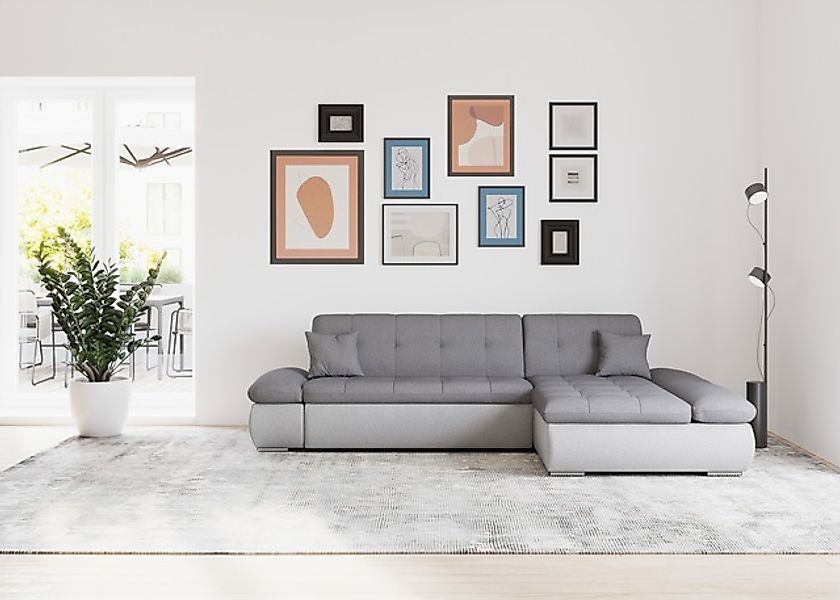 DOMO collection Ecksofa »Moric, L-Form, XXL-Sofa - Breite 300cm«, wahlweise günstig online kaufen