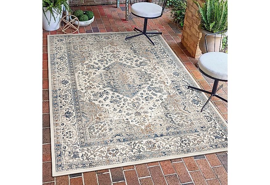 my home Teppich Arik, rechteckig, Höhe: 4 mm, Orient-Optik, Bordüre, pflege günstig online kaufen