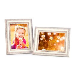PHOTOLINI Bilderrahmen 2er Set im Shabby-Chic günstig online kaufen