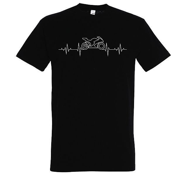 Youth Designz Print-Shirt Heartbeat Motorrad Herren günstig online kaufen