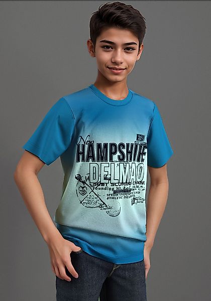 DELMAO T-Shirt Farbverlaufshirt, Batik-Optik, jedes Shirt günstig online kaufen