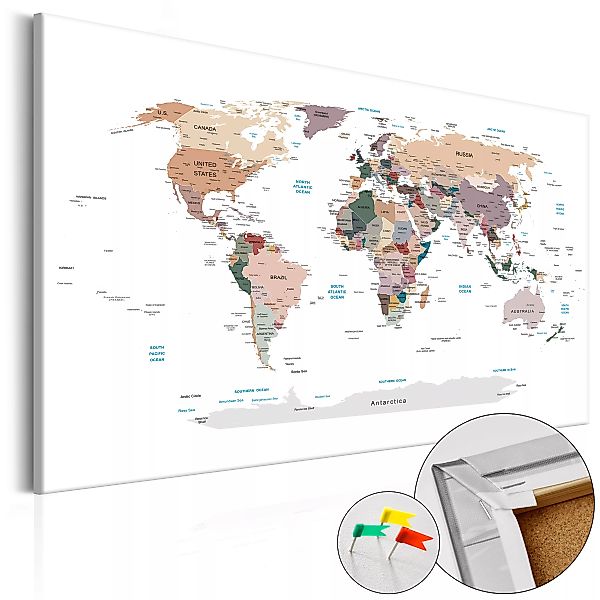 Korkbild - Where Today? [cork Map] günstig online kaufen