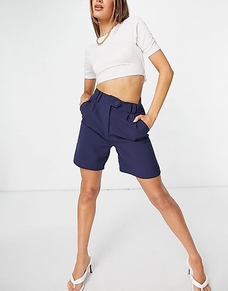 4th & Reckless – City-Shorts in Marineblau günstig online kaufen