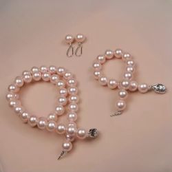 ROUGEMONT Perlenketten-Set Perlenkette mit Halskette +Ohrringe günstig online kaufen