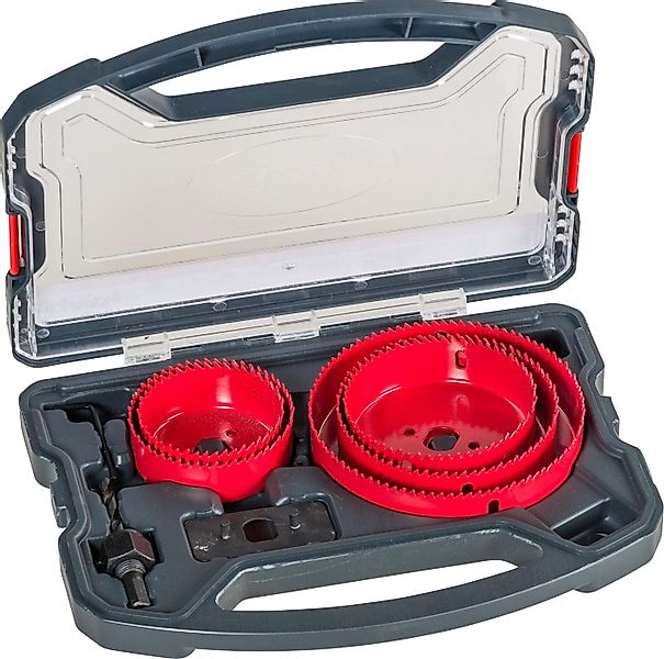 kwb Bohrer- und Bit-Set, Lochsäge-Set, 8-teilig, Durchmesser-Größe von 67 m günstig online kaufen