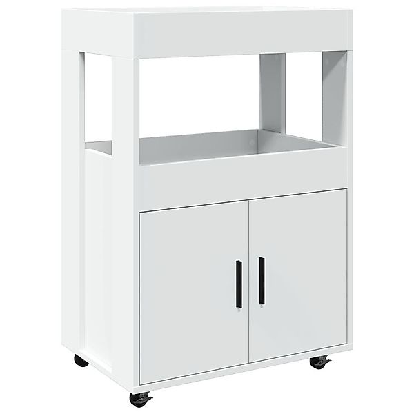vidaXL Sideboard Barwagen Weiß 60x39,5x89 cm günstig online kaufen