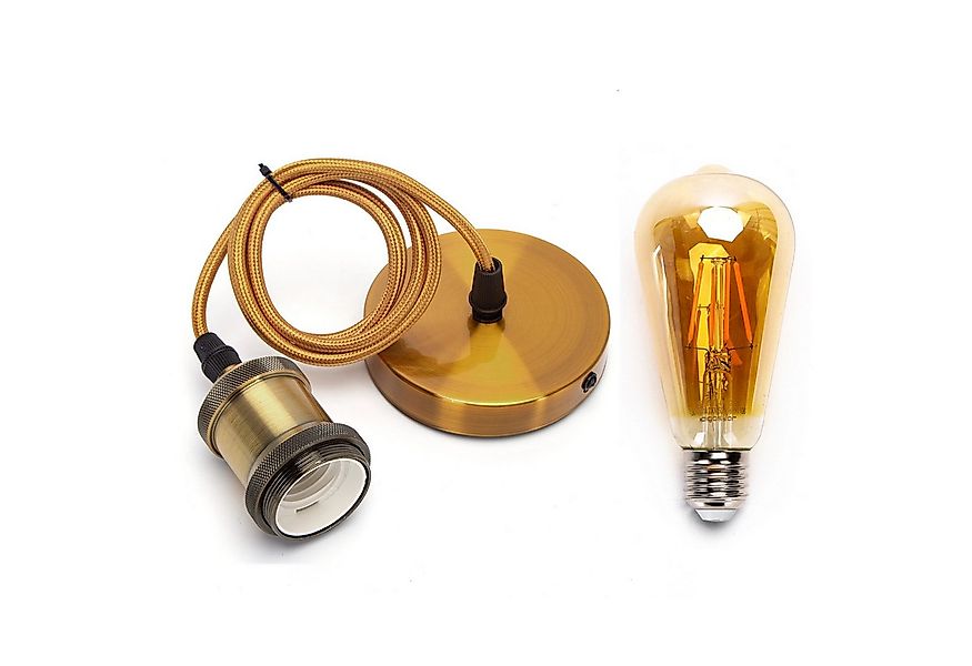 Aigostar LED-Leuchtmittel E27 Lampenfassungen Pendelleuchte Hängelampe Vint günstig online kaufen