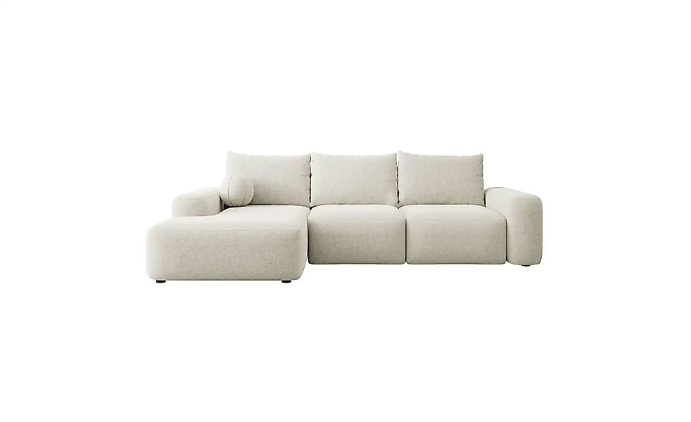 Ecksofa mit Schlaffunktion Carnos ¦ creme ¦ Maße (cm): B: 264 H: 82 Polster günstig online kaufen