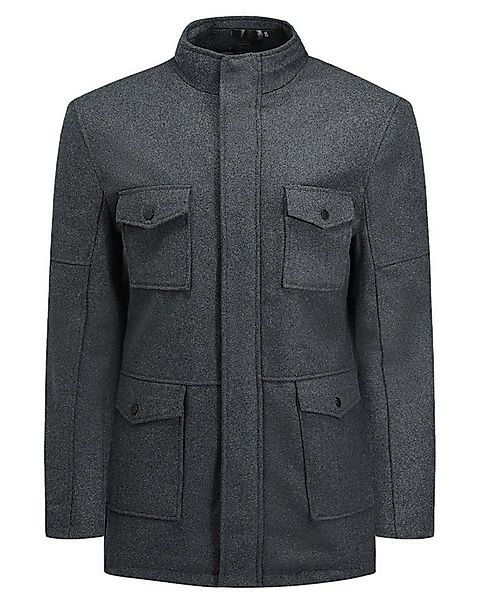 Allthemen Wollmantel Herren Kurzmantel mit mehreren Taschen Wintermantel wa günstig online kaufen