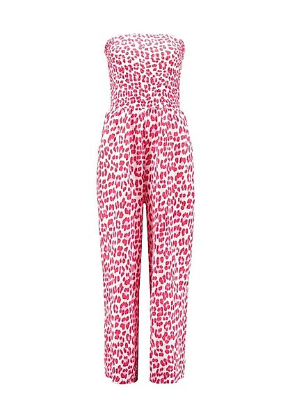 HaILY’S Jumpsuit Haily`s Gesmokter Bandeau-Jumpsuit Leo günstig online kaufen