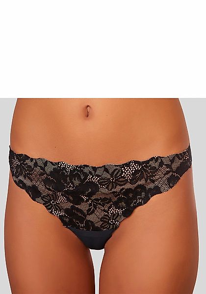 Nuance String mit extra flachen Kanten aus feiner, seamless Spitze günstig online kaufen