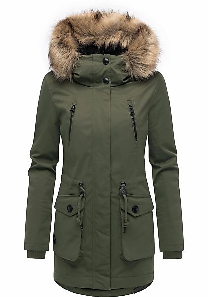 Ragwear Kurzmantel "Ellsa B YOUMODO", Warmer Damen Winterparka günstig online kaufen