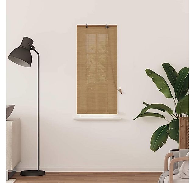 Rollo Rollo mit Vorhängen Braun 60 x 160 cm Bambus, vidaXL günstig online kaufen