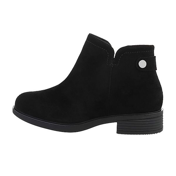 Ital-Design Damen Elegant Stiefelette (71312847) Blockabsatz günstig online kaufen