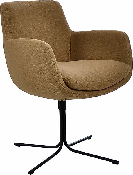 K+W Komfort & Wohnen Drehstuhl »Pego«, Flachgewebe Q2 2250, filigranem 4-Fu günstig online kaufen