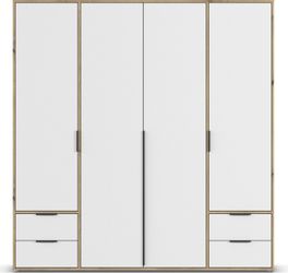 rauch Drehtürenschrank "Kleiderschrank Schrank Garderobe Wäscheschrank NAGA günstig online kaufen