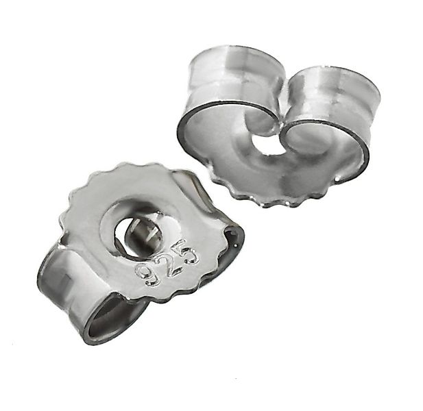 NKlaus Ohrstecker-Verschluss 3paar 925er Sterlingsilber Rhodiniert günstig online kaufen