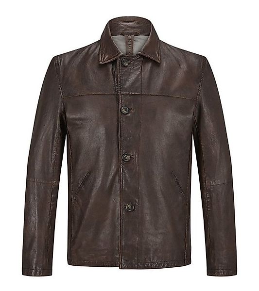 Milestone Lederjacke MSHampton aus Lammleder mit Knopfleiste günstig online kaufen
