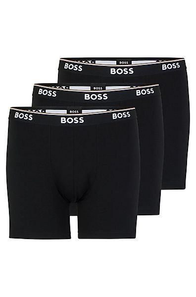 BOSS Langer Boxer (Packung, 3er-Pack) mit Logo-Bund günstig online kaufen