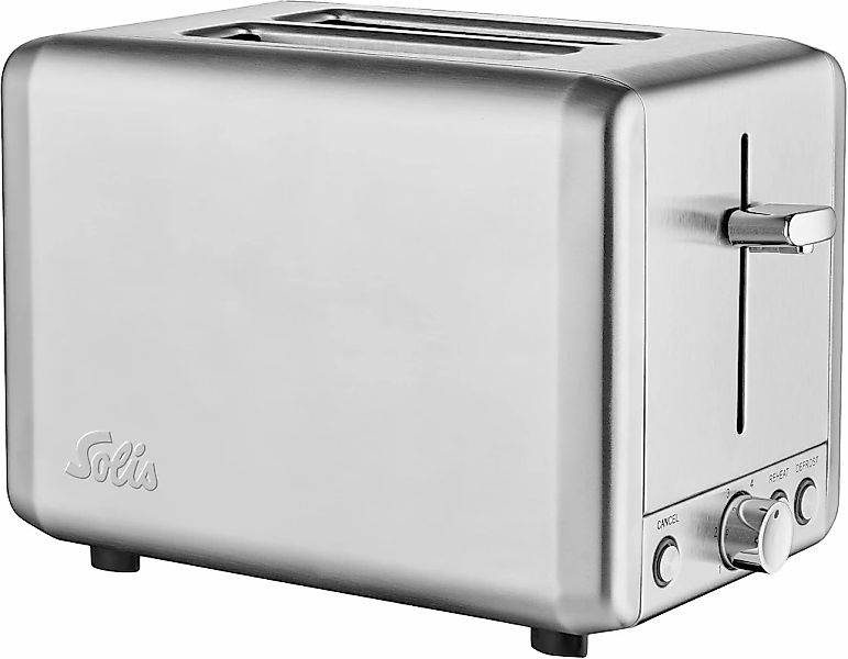 SOLIS OF SWITZERLAND Toaster "Steel Toaster (Typ 8002)" 2 kurze Schlitze 92 günstig online kaufen