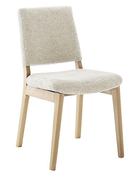 Polsterstuhl 1 Stück Wildeiche geölt / Sand günstig online kaufen