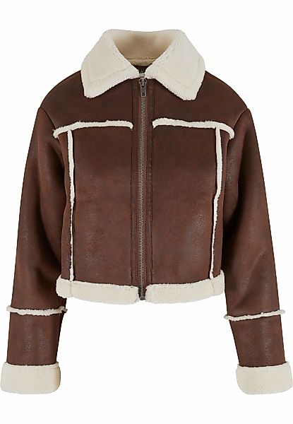 URBAN CLASSICS Winterjacke "Urban Classics Ladies Shearling Jacket" 1 Stk. günstig online kaufen
