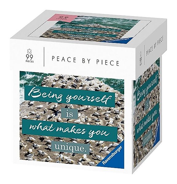 Ravensburger Puzzle Botschaft Beeing yourself is what makes you unique 1696 günstig online kaufen