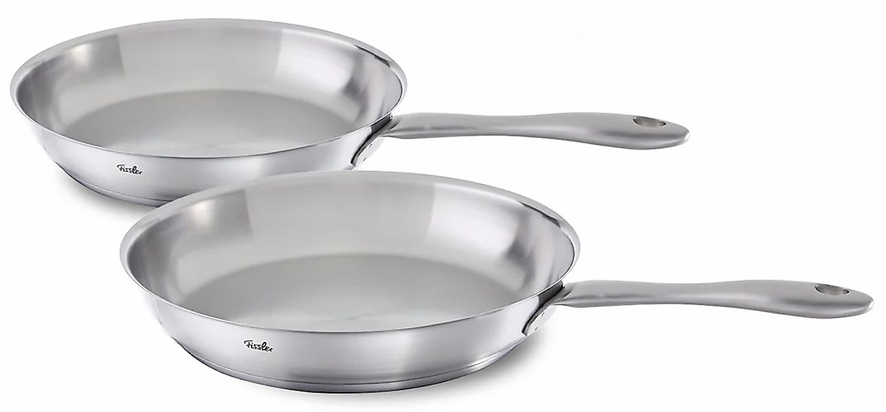 Fissler Pfannen-Set "Catania" Edelstahl 18/10 Set, Ø 24 cm + 28 cm, 2 Stk. günstig online kaufen