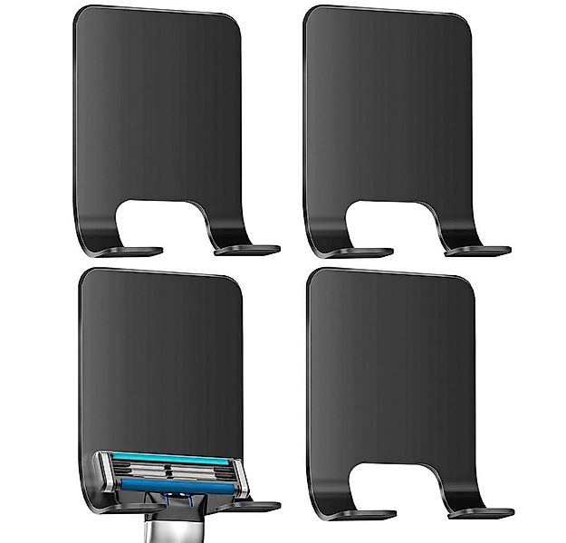 NUODWELL Wandhaken 4 Stück Rasierer Halterung Dusche Selbstklebend Haken, R günstig online kaufen