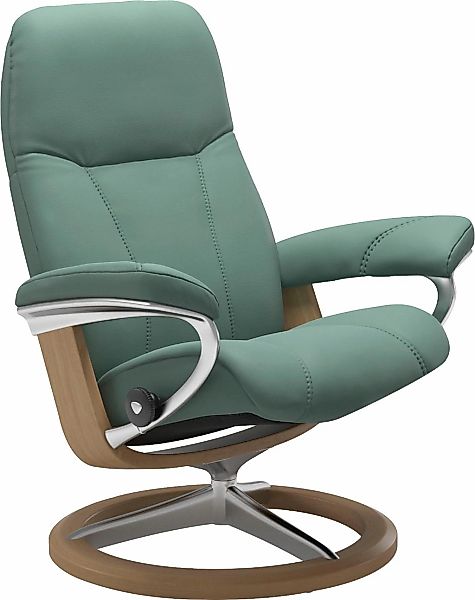 Stressless "Consul" mit Signature Base, Größe S, Gestell Eiche günstig online kaufen