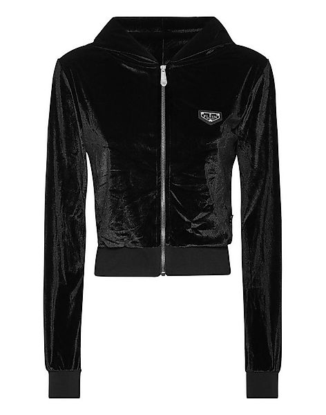 PHILIPP PLEIN Kapuzensweatjacke Signature Mit Schmucksteinen günstig online kaufen