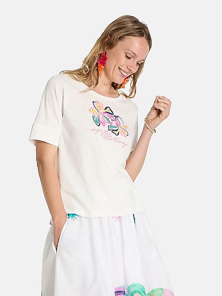 Lieblingsstück Rundhalsshirt DianeL mit Stickerei und günstig online kaufen