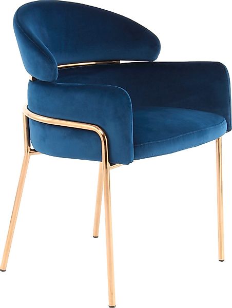 Kayoom Polsterstuhl "Stuhl Corey 125, komfortabler Stuhl,angesagter Retro-L günstig online kaufen