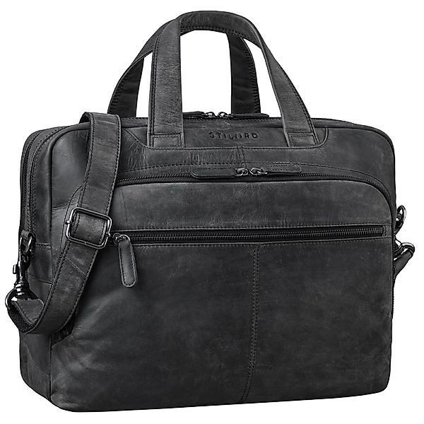 STILORD Laptoptasche "Lias" Umhängetasche Leder groß günstig online kaufen
