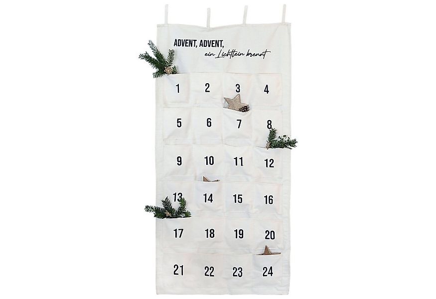 PAPIERDRACHEN befüllbarer Adventskalender Adventskalender Wandteppich aus S günstig online kaufen