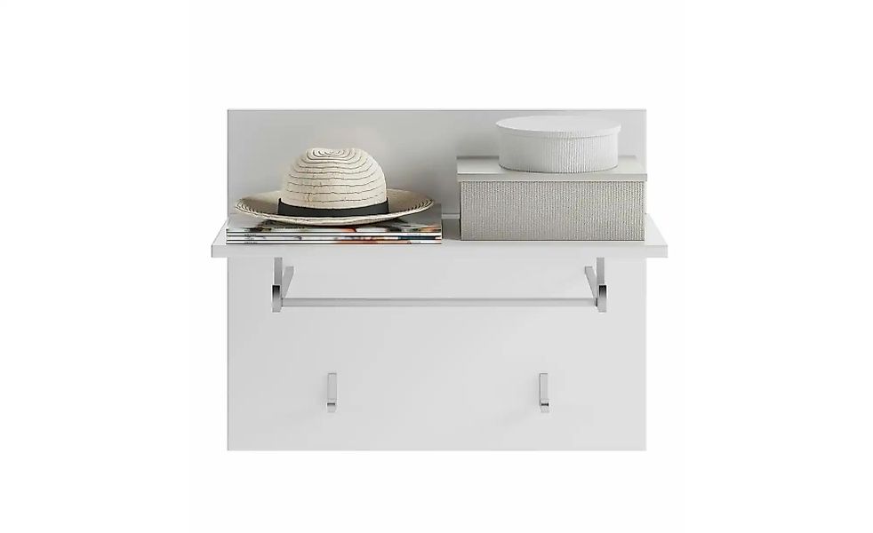 xonox.home Garderobenpaneel Linus, Weiß Melamin Modern 60x49x26 cm günstig online kaufen