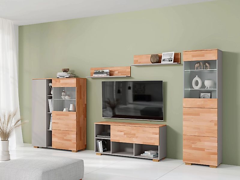Home affaire Wohnwand, (5 St.), schöne moderne Optik günstig online kaufen