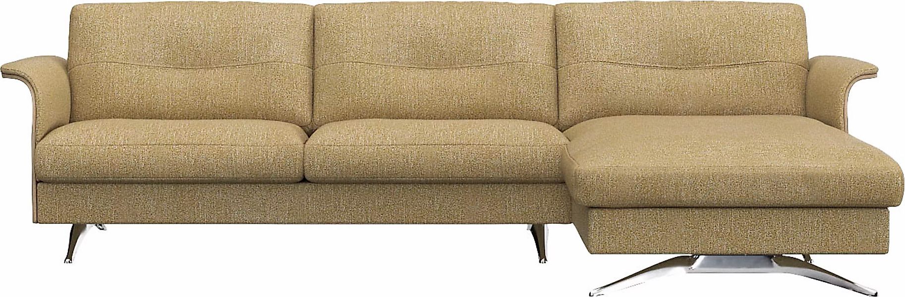 FLEXLUX Ecksofa »Glow bequem und komfortabel durch hochwertigen Sitzaufbau, günstig online kaufen