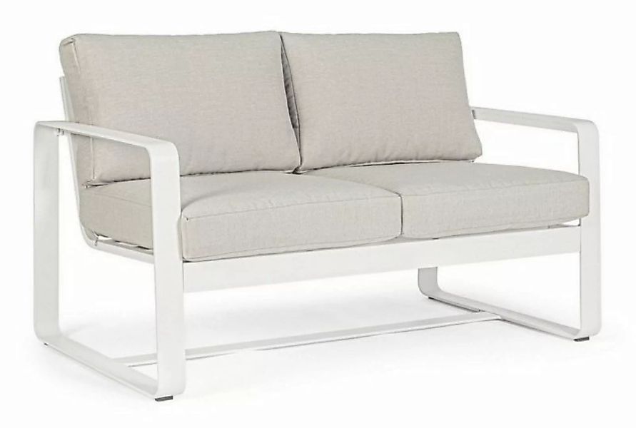 Natur24 Sofa Sofa Merrigan 134x84x78cm Aluminium Sofa Couch Polster Garten günstig online kaufen
