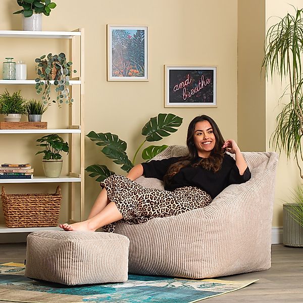 icon Sitzsack Riesen Sessel aus Cord günstig online kaufen
