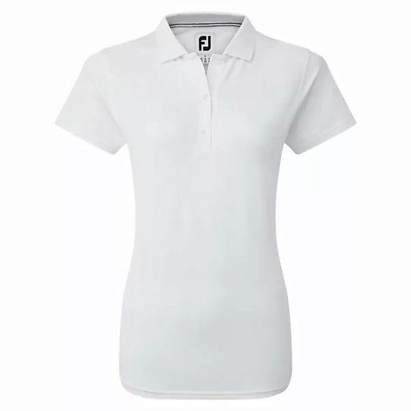 FOOTJOY Poloshirt FootJoy Polohemd Pique Solid Stretch Weiß Damen UK S günstig online kaufen